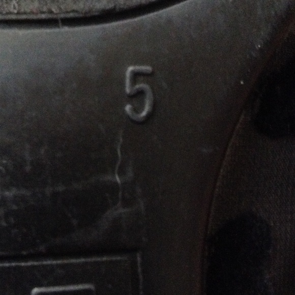 Black Low Wedge Flats - Picture 4 of 4