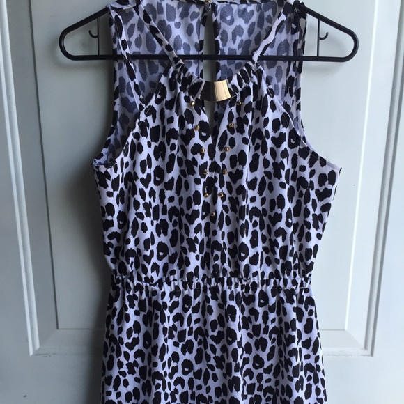 Bebe leopard dress