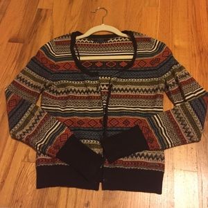 GUESS Los Angeles tribal cardigan