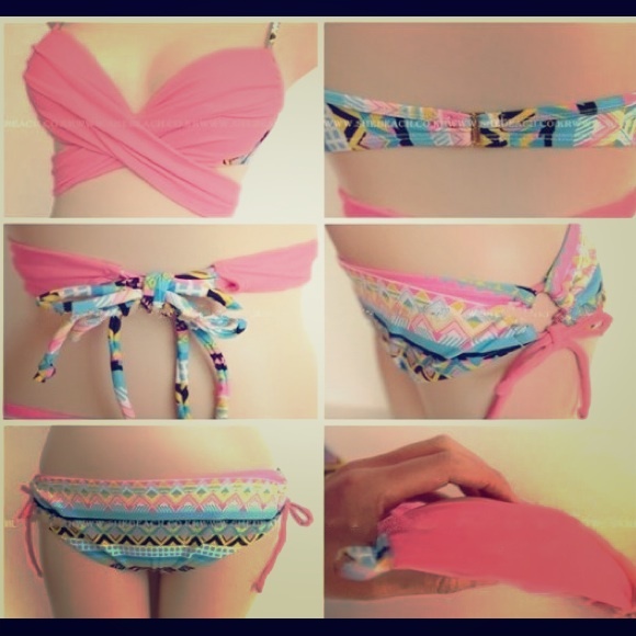 Bandage wrap around bikini