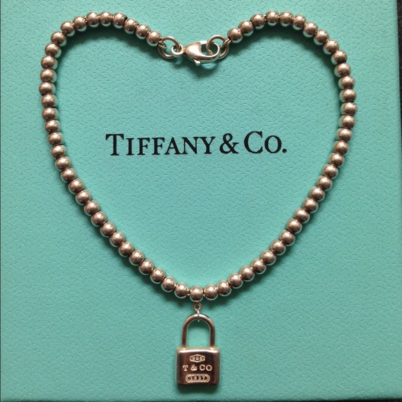 Tiffany & Co. Beaded bracelet with Lock charm