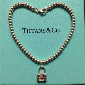 Tiffany & Co. Beaded bracelet with Lock charm