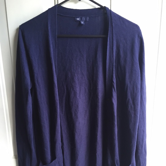 Gap Blue Basic Cardigan