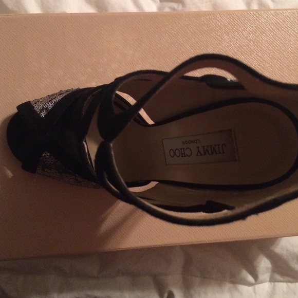 Jimmy Choo sequined sandals - Picture 4 of 6