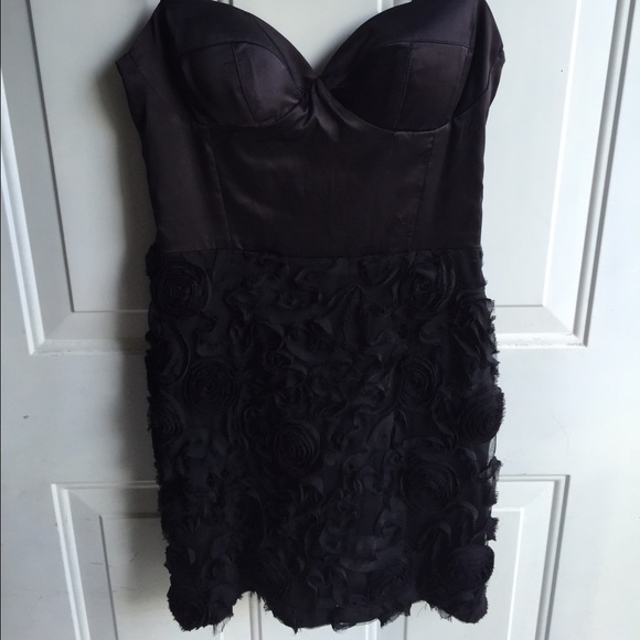 Sexy sleek black dress