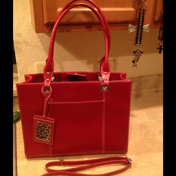 Sharp Red Tote
