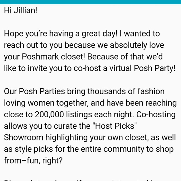 ๐๐๐7/15/15 CO-HOSTING MY 1ST POSH PARTY ๐๐๐ - Picture 3 of 3