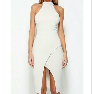 💜HOST PICK💜Halter Asymmetrical Hem Bodycon Dress