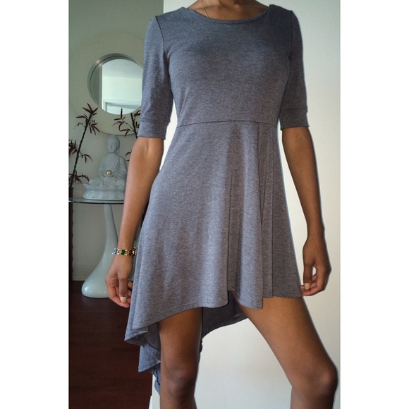 🐰SALE GREY SKATER DRESS🐰 - Picture 1 of 2