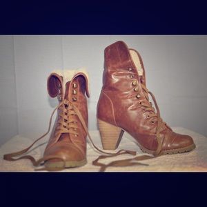 Nine West Brown leather boots