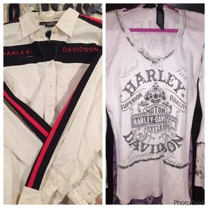 2 Harley Davidson Shirts