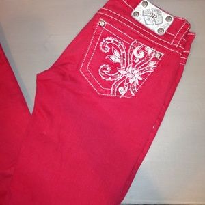 Red Miss Me's - Size 28❤️