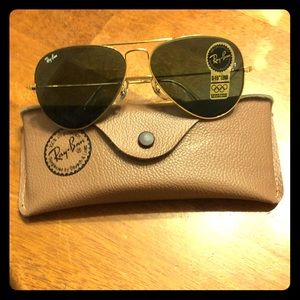 Authentic Ray-Ban sunglasses with case