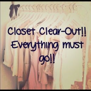 Closet clear out!