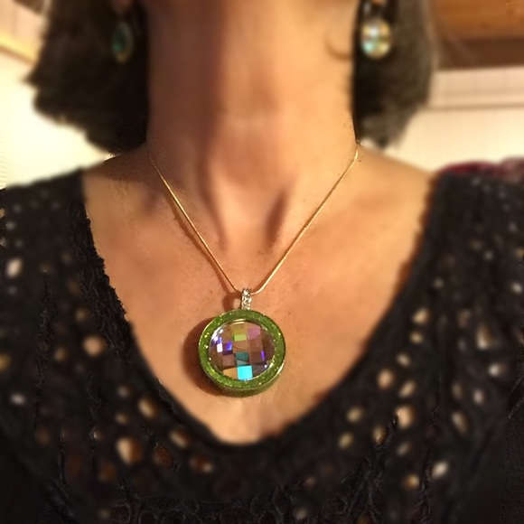 ♥️ Handcrafted necklace with Swarovski crystal ♥️ - Picture 3 of 4