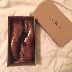 ✨SALE✨ Cole Haan Breslyn croc oxfords
