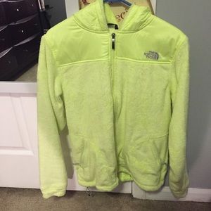 Authentic lime green/yellow North Face jacket
