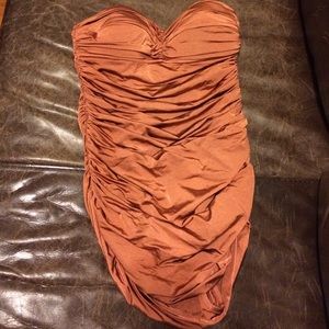 Copper J-Crew one piece bathing suit