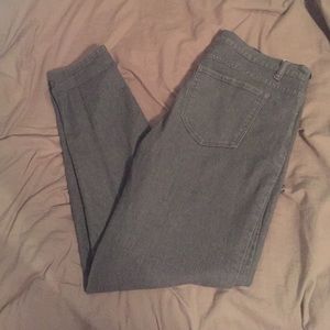 Gray Forever 21 skinny jeans