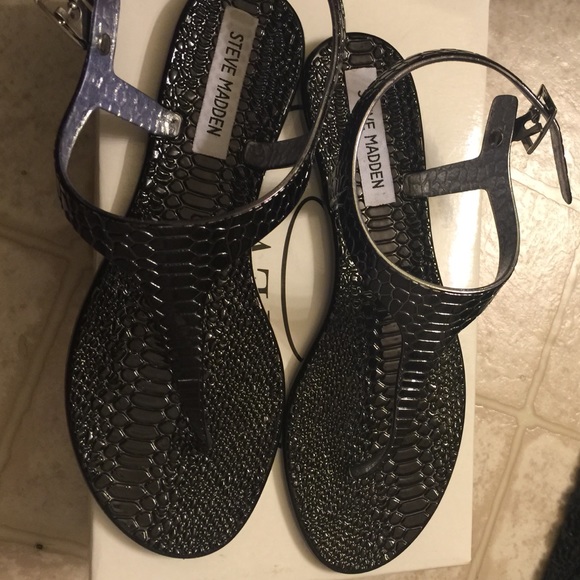 Pair of Steve Madden jelly sandals