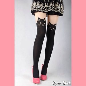 ✨ Adorable Cat Face Tights ✨