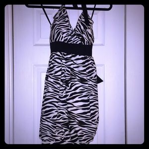 Zebra Print Bubble Dress!