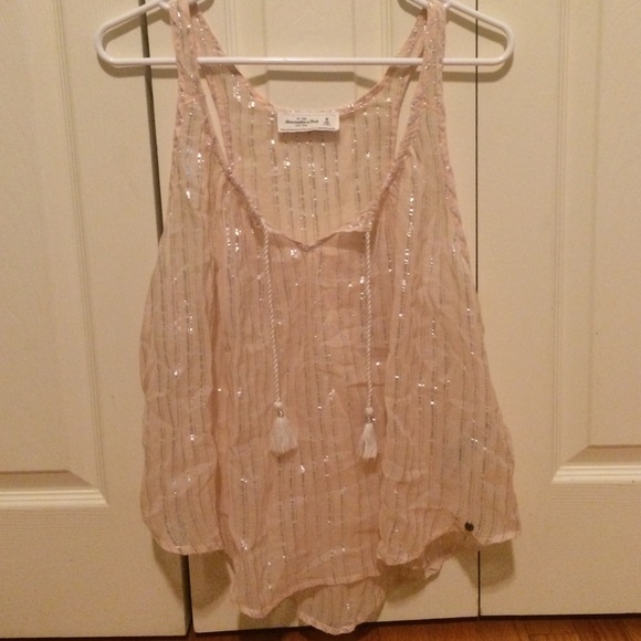 Abercrombie sheer tanktop