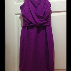 Purple dress. May be worn as long top