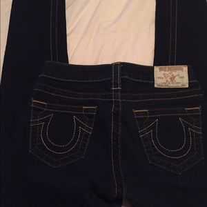 True religion skinny jeans. Size 25. Dark rinse.