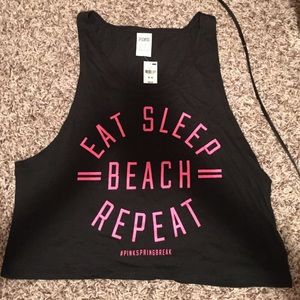 Vs pink tank top size medium NWT