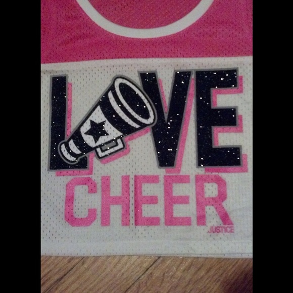 Justice love cheer half top - Picture 2 of 3