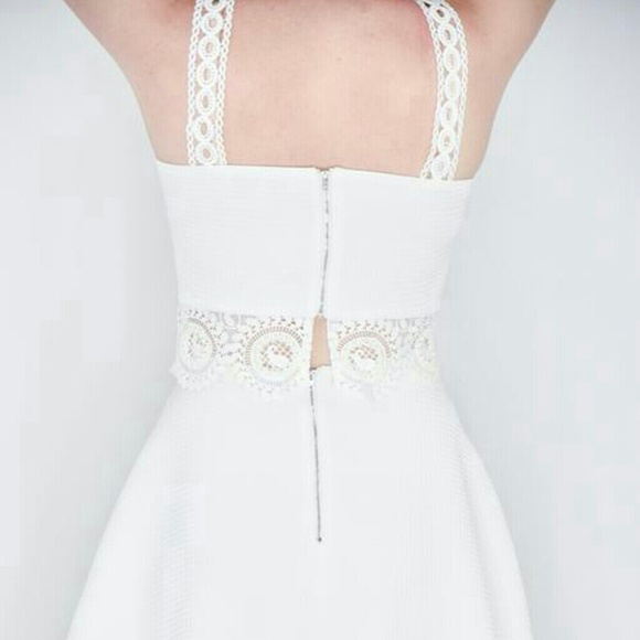 English Factory White Crop Top & Skirt - Picture 4 of 4