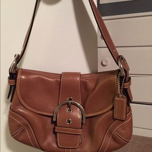 ****REDUCED!!!! Authentic leather brown Coach bag