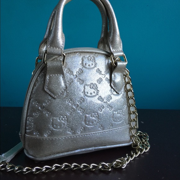 Hello Kitty Gold Micro Dome Crossbody - Picture 3 of 4