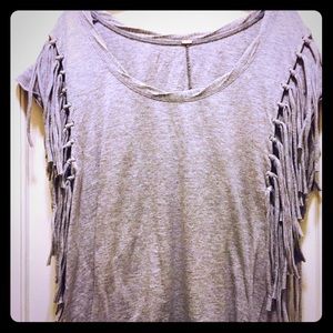 Boho-festival fringe top