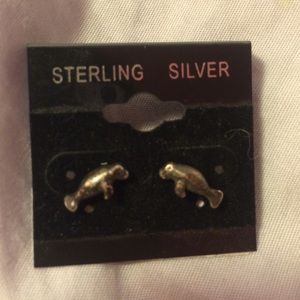 Manatee earrings
