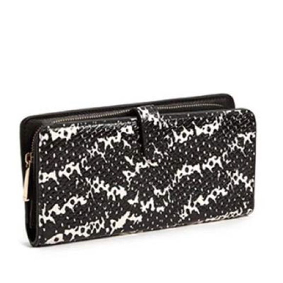 Coach Madison Wallet 2Tone Python Embossed Leather