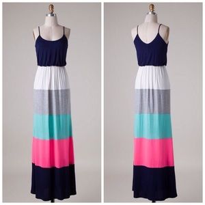 Stripes To Go Maxi  Dress