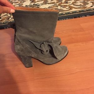Gray Steven Madden Booties