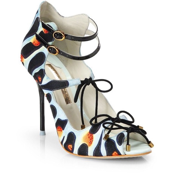 Sophia webster Shoes - Sophia Webster "Finn" satin Lace up Heels 37.5