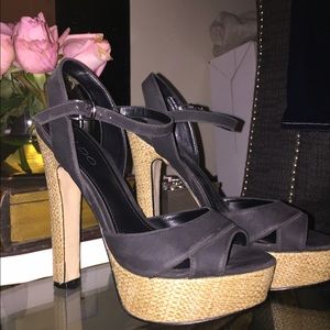 Very Chic Black Summer Heels