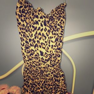 Cheetah romper