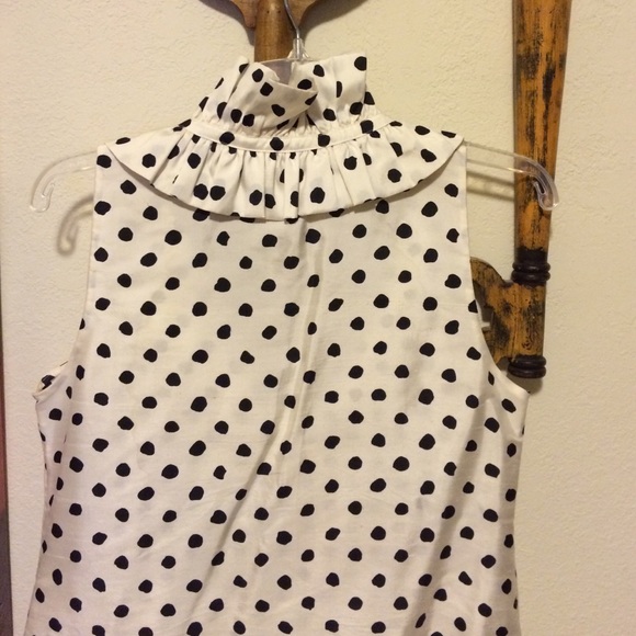 Kate Spade Polka Dot "Effie" Blouse - Picture 3 of 4