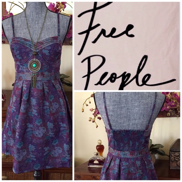 Free People Dresses & Skirts - Free People Tapestry Bustier Mini Dress.  NWT.