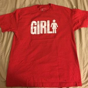 Girl skateboards t-shirt Large