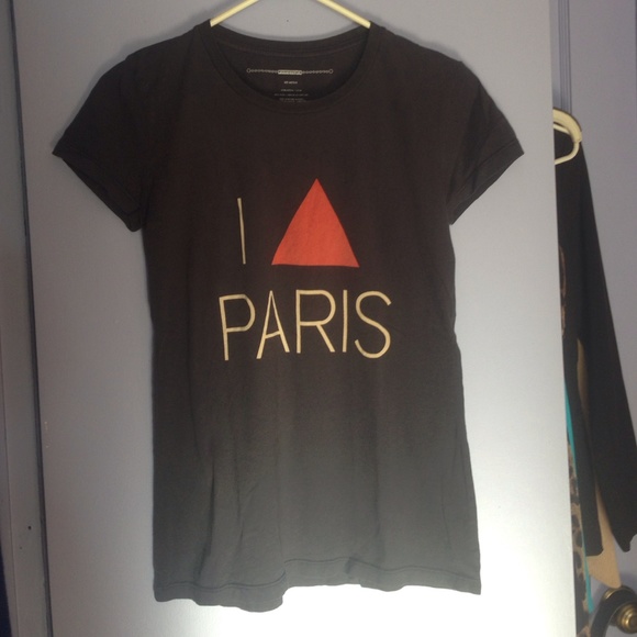 Alex & Chloe I 🔺 Paris Navy T Shirt
