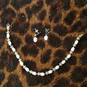 Opal Jewelry Set