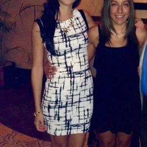 Black and white little dress from Nordstrom