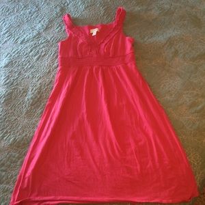LOFT Hot Pink Summer Dress