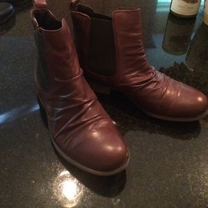 Brown ankle boots